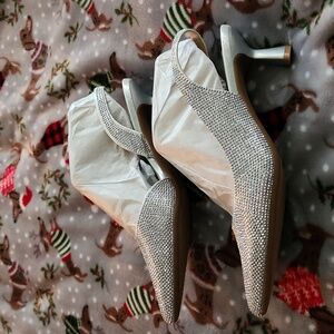 Alex Marie Gabrielle silver shoes